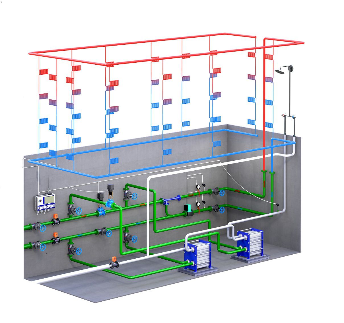 Автоматическая регулировка системы отопления
