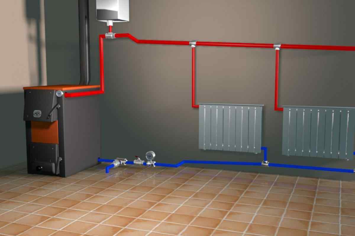 Схема разводки отопления в частном доме