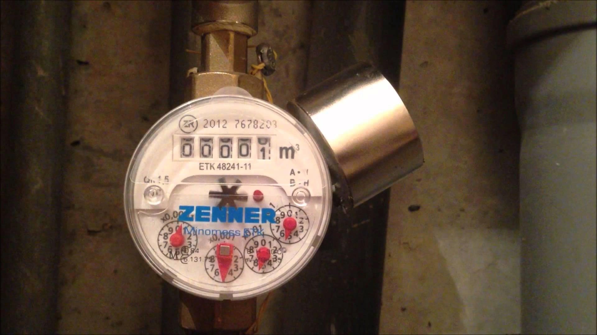 Антимагнитный счетчик холодной воды Zenner етк 48241-11
