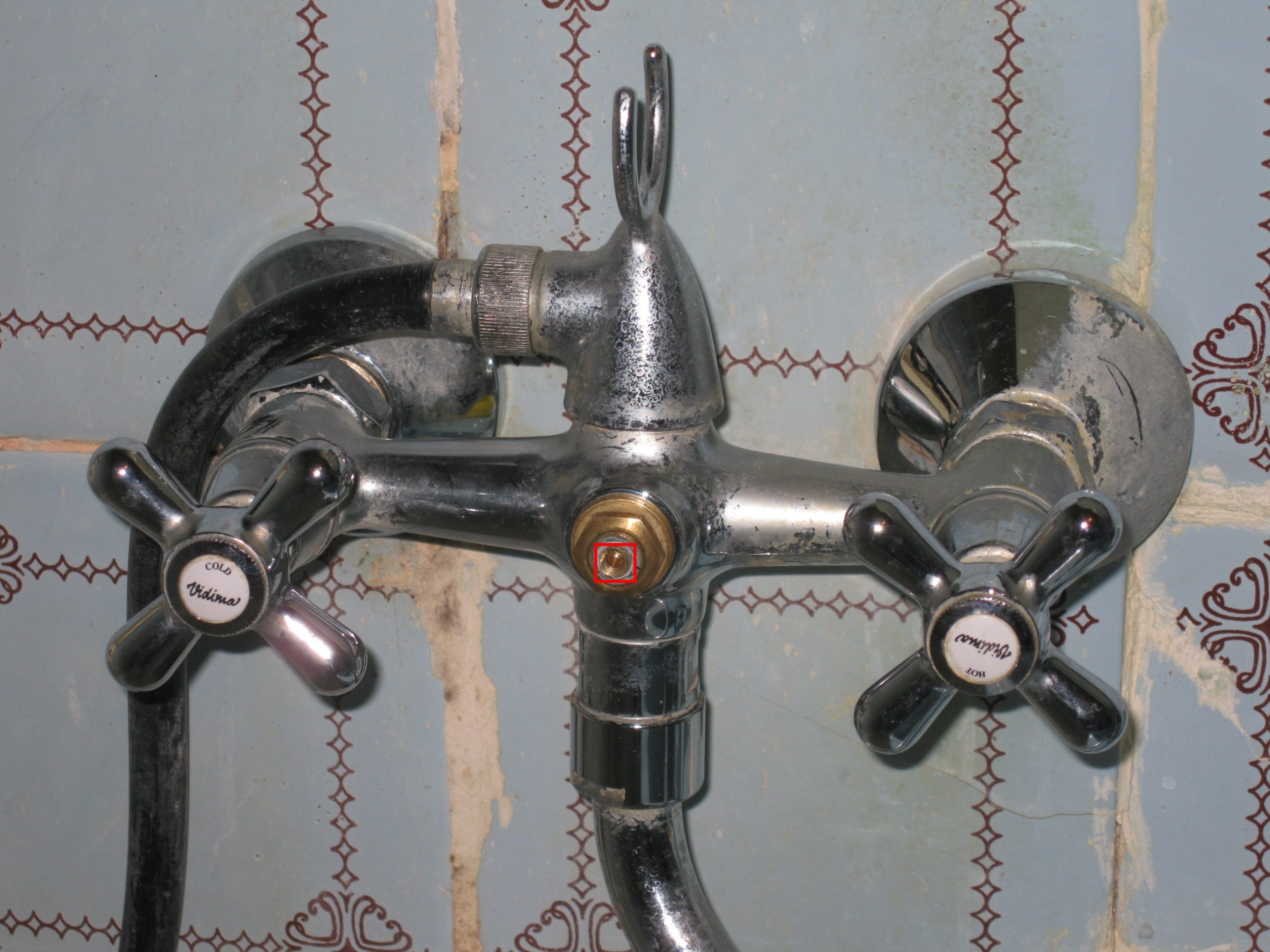 Кран Vidima двухвентильный переключатель душ