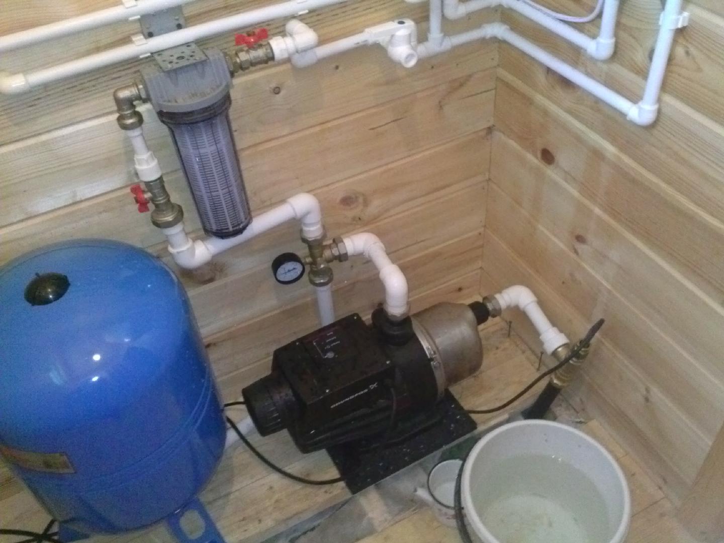 Система водоснабжения частного дома