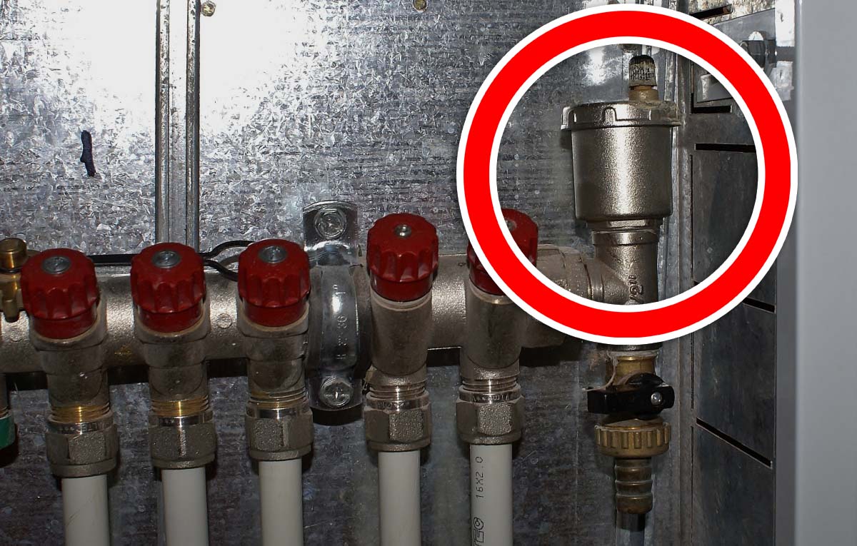 Как удалить воздушную пробку из системы отопления?