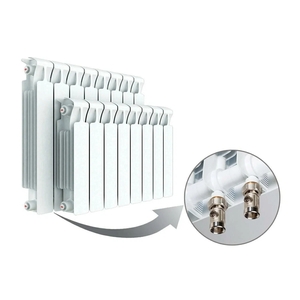 Биметаллический радиатор отопления Rifar Monolit Ventil 500 11 секции