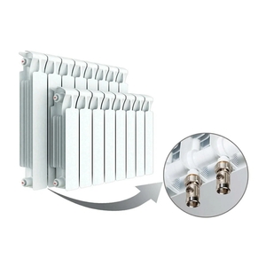 Биметаллический радиатор отопления Rifar Monolit Ventil 350 10 секции