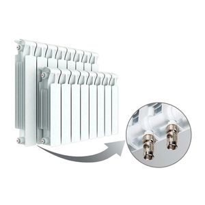 Биметаллический радиатор отопления Rifar Monolit Ventil 350 14 секции