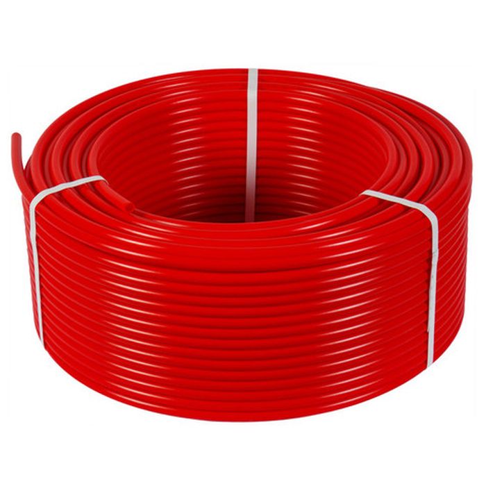 Труба РосТурПласт PE-RT/EVOH, красная, 16 мм х 2.0 мм, бухта 600 м, по 1 метру