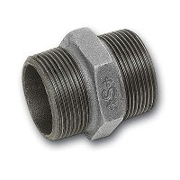 Ниппель двойной 1/2" чугун оцинкованный, 280#