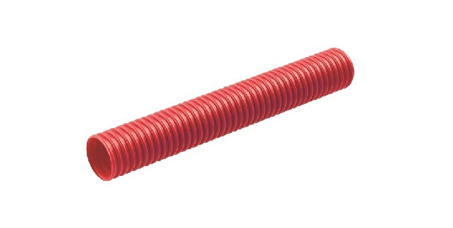 Гофротруба, FlexLight, мм-32, наружный диаметр -50, красная, бухта 15 м