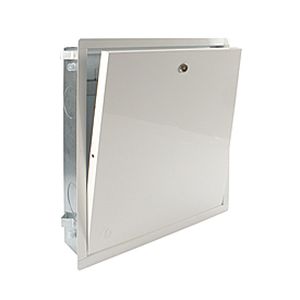 Шкаф коллекторный встраиваемый сталь R500-2 800х85-130х650-740мм Giacomini
