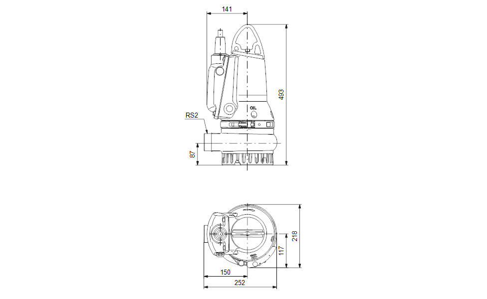 Насос дренажный DP10.50.15.E.2.50B Grundfos
