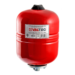 Бак расширительный VALTEC VT.RV.R, для отопления, 8л., красный