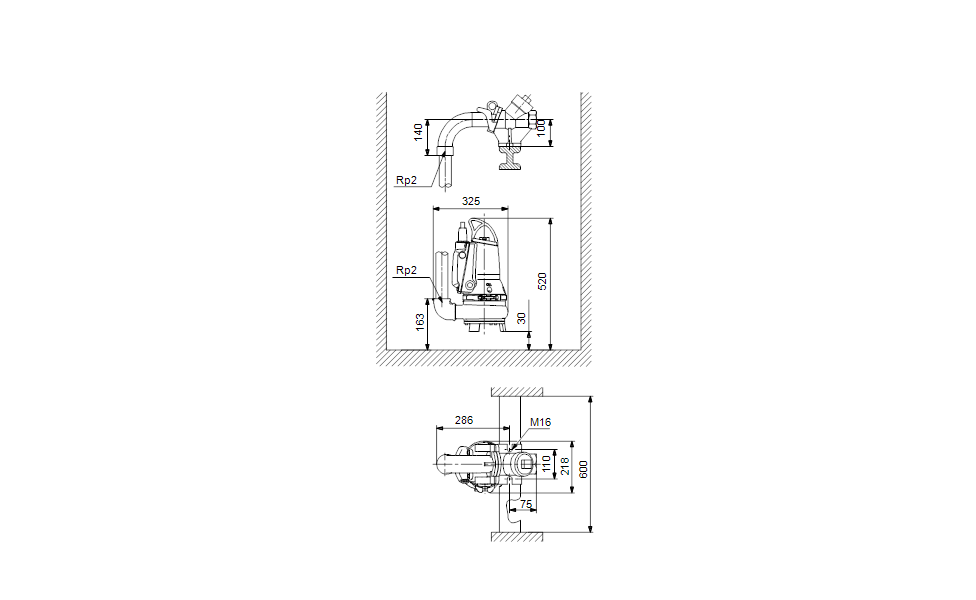 Насос дренажный EF30.50.15.E.2.50B Grundfos