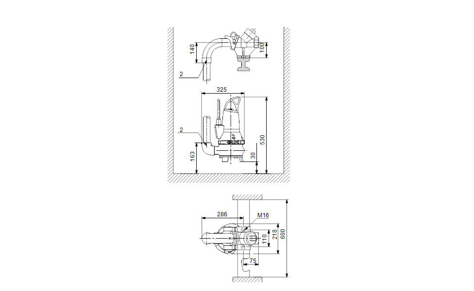 Насос дренажный EF30.50.09.A.2.1.502 Grundfos