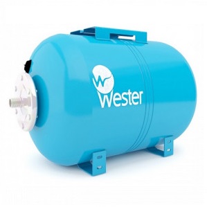 Бак мембранный Wester WAO150, для водоснабжения, горизонтальный